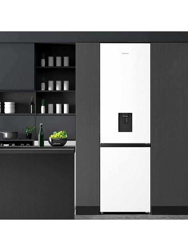 Hisense RB435N4WWE 60cm Wide, Total No Frost, Freestanding Fridge Freezer - White - Image 3